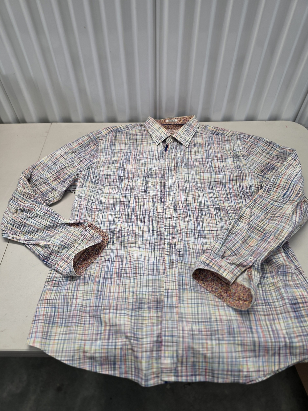 Bugatchi Uomo Button Down Shirt Men's Size XL